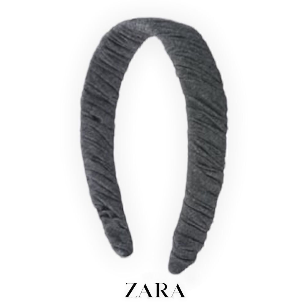 ZARA Kids | Gray | Braided Denim Headband